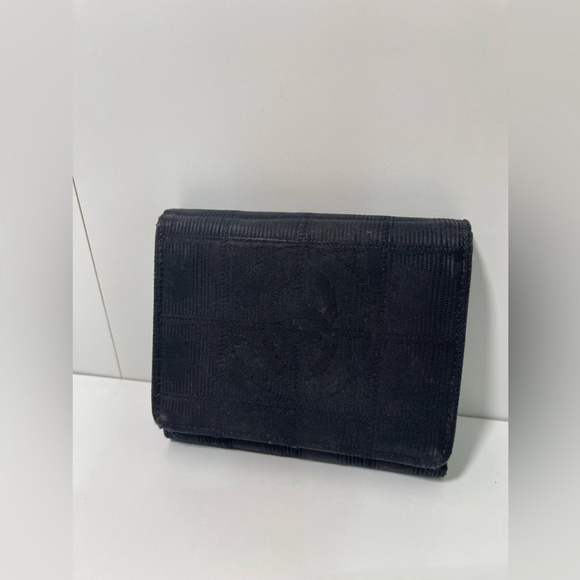 Chanel Canvas Compact Wallet - Picture 1 of 7